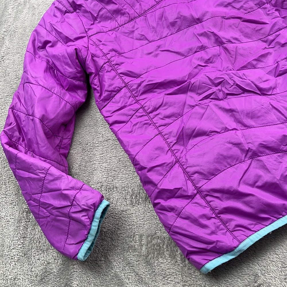 LL Bean 14/16 Purple Blue Lightweight Full Zip Hooded Jacket - Picture 11 of 16
